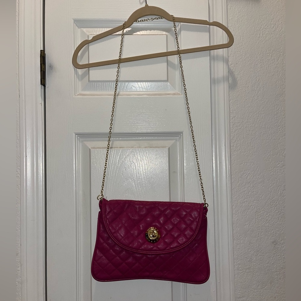 Steve Madden pink purse with chain
